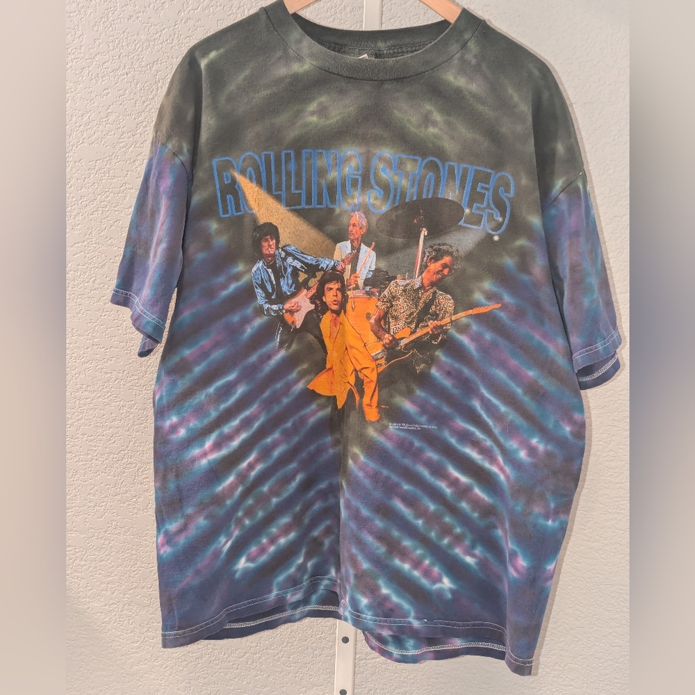Rolling Stones 1999 "No Security" Tour Shirt Tie XL